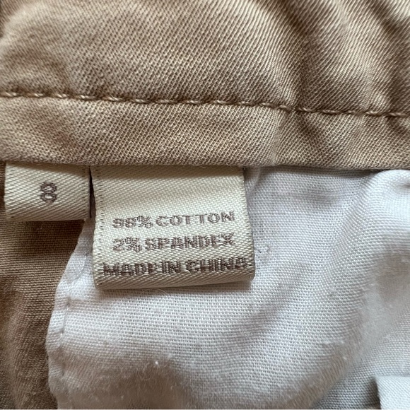 ⭐️ J. Crew Bermuda Shirts Khaki Color Size 8 - Picture 6 of 11